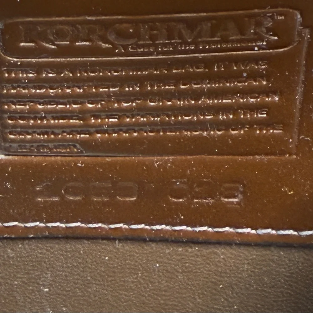Korchmar Churchill Classic Top Frame Leather Lawyer Briefcase 18